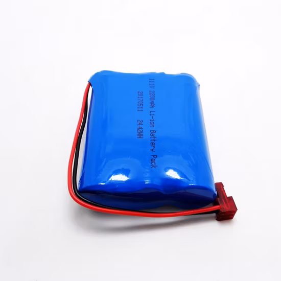 3s1p 18650 10.8V 11.1V 12V 2200mAh 충전식 리튬 이온 배터리 팩(BMS 및 커넥터 포함)